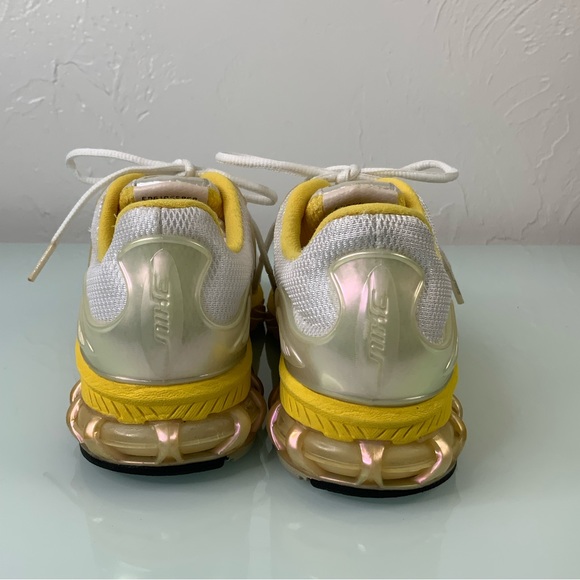 Nike Zoom Air Vapor series running iridescent trim sneaker white yellow SZ 7 EUC - Picture 8 of 16